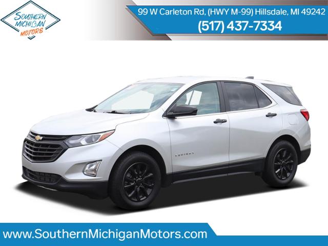 Used 2021 Chevrolet Equinox LT with VIN 3GNAXUEV5MS110317 for sale in Hillsdale, MI