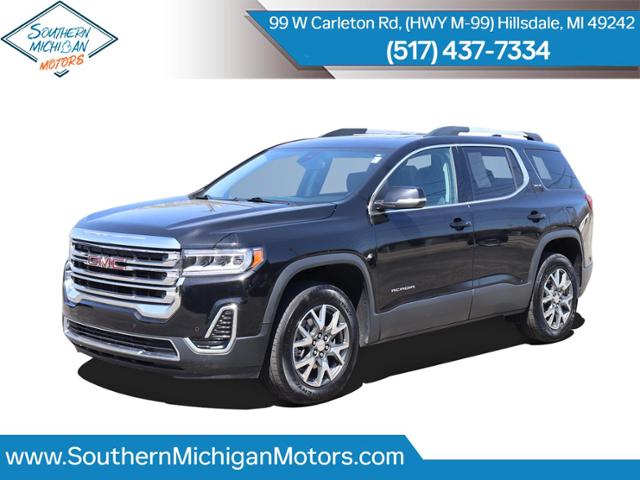 Used 2022 GMC Acadia SLE with VIN 1GKKNKL4XNZ135787 for sale in Hillsdale, MI