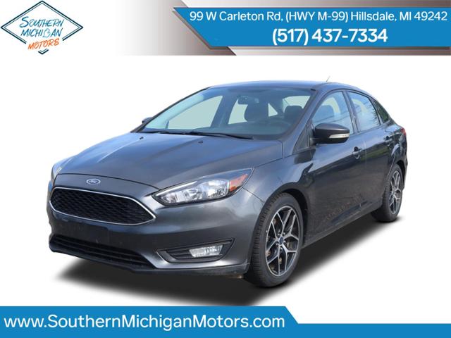 Used 2018 Ford Focus SEL with VIN 1FADP3H29JL239914 for sale in Hillsdale, MI