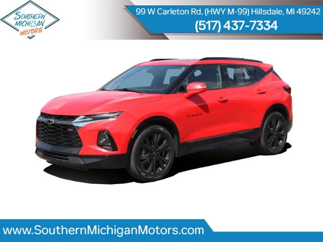 Used 2020 Chevrolet Blazer RS with VIN 3GNKBKRS0LS711267 for sale in Hillsdale, MI