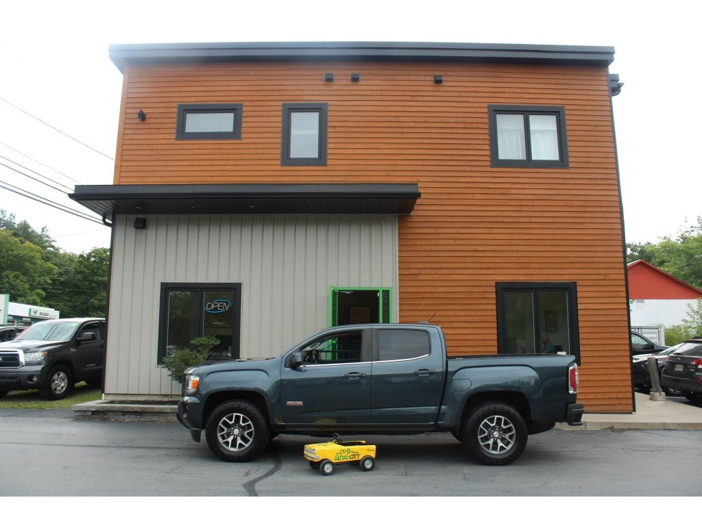 Gray (Dark Sky Metallic) 2019 GMC Canyon Pickup Truck Four-Wheel Drive Automatic
