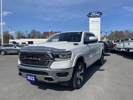 2022 Ram 1500 Laramie | TONNEAU | POWER RUNNING BOARDS | COOLED LEATHER 