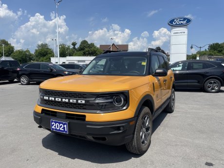 2021 Ford Bronco Sport Badlands | RAIN SENSING WIPERS | ECOBOOST | PRICE 