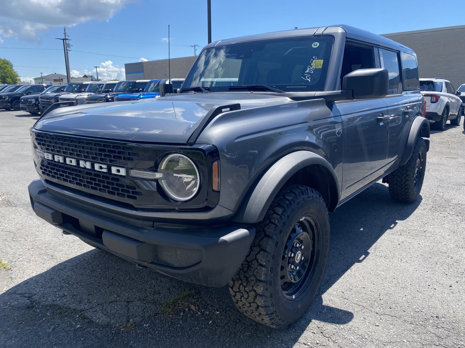 Gray (Carbonized Grey Metallic) 2026 Ford Bronco SUV / Crossover Four-Wheel Drive Automatic