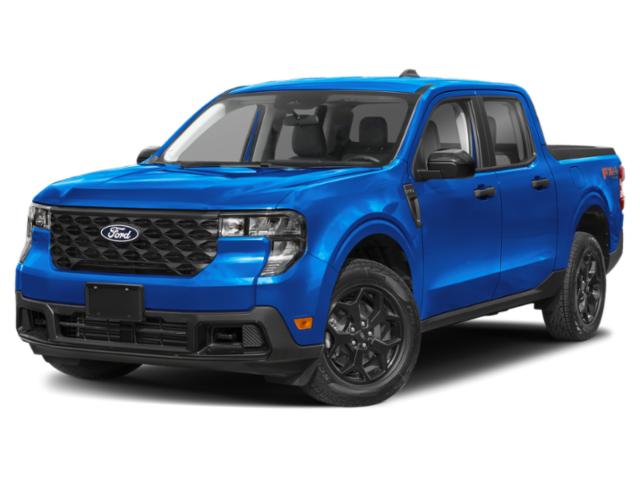Blue 2026 Ford Maverick XLT SuperCrew FWD Pickup Truck Front-Wheel Drive Automatic