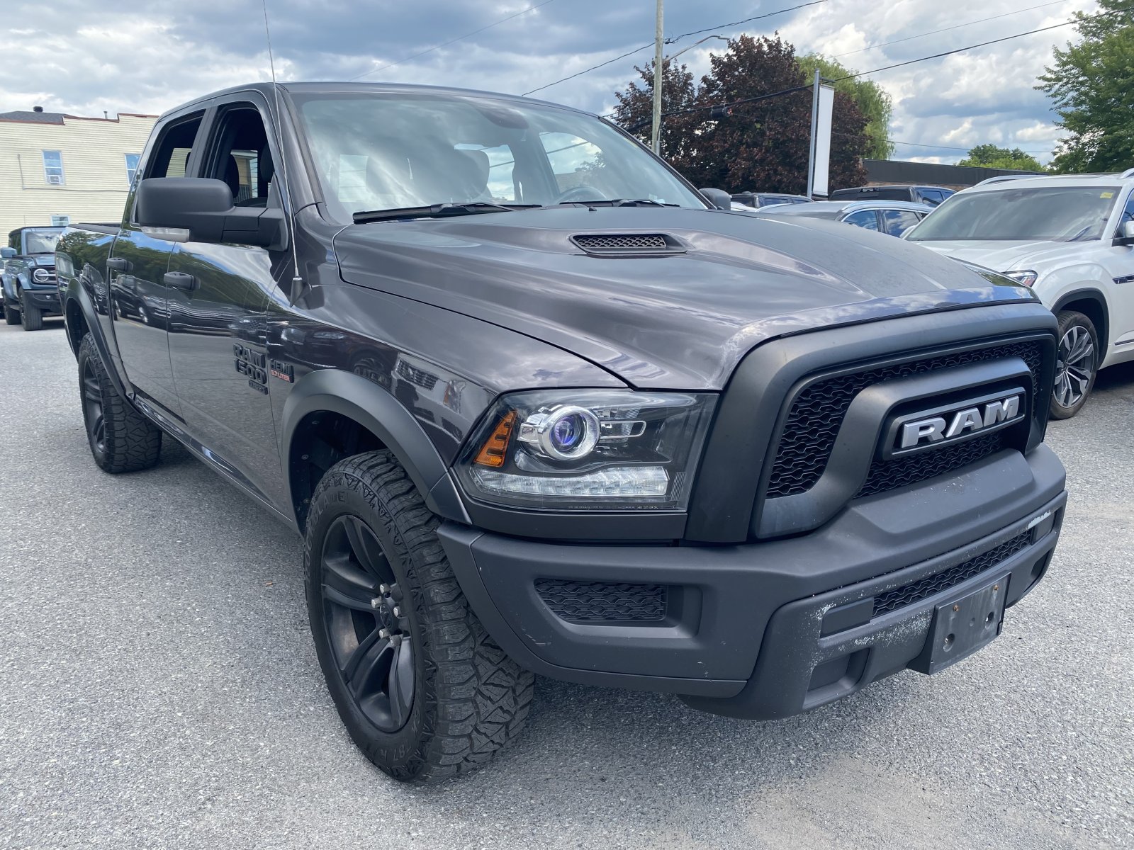 Gray (Granite Crystal Metallic Clearcoat) 2021 RAM 1500 Pickup Truck Four-Wheel Drive Automatic