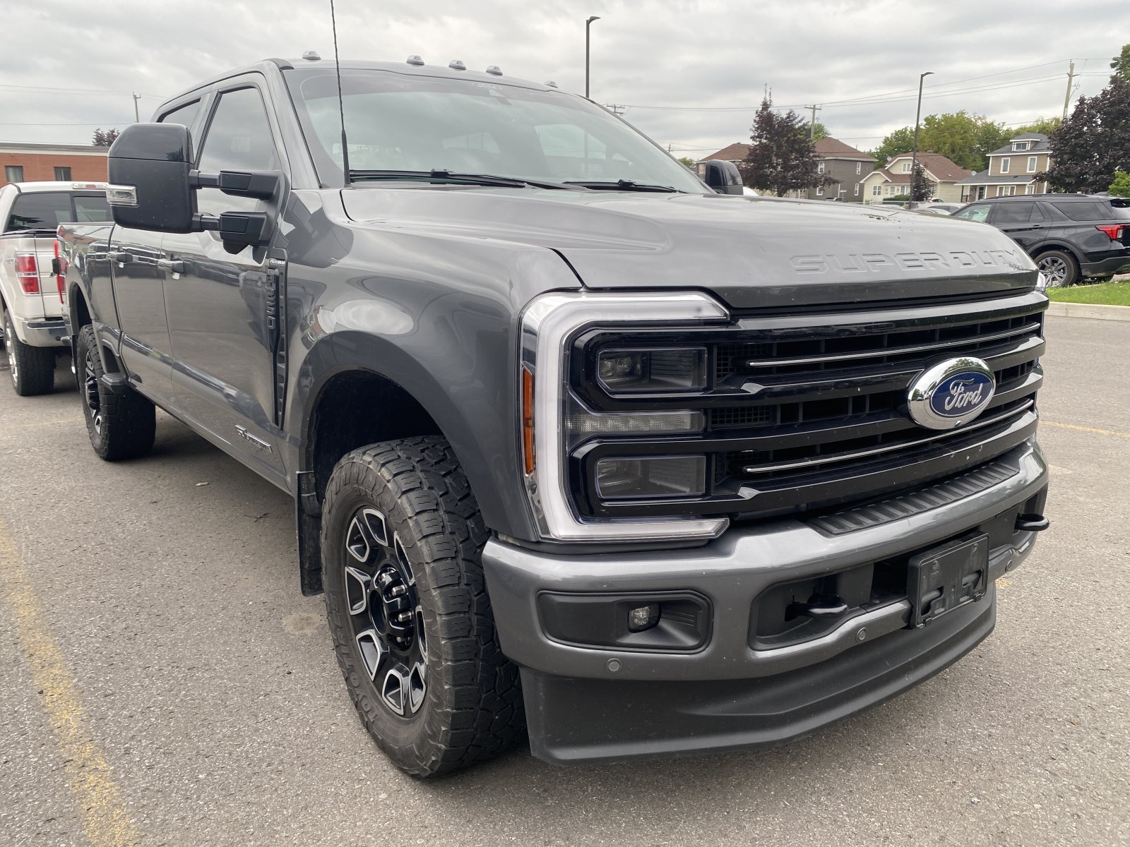 Gray Metallic 2025 Ford F-250 Super Duty Pickup Truck Four-Wheel Drive Automatic