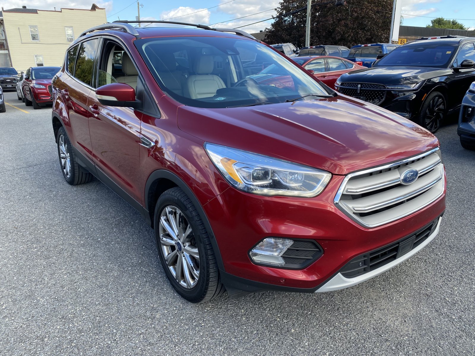 Ruby Red Metallic 2018 Ford Escape SUV / Crossover All-Wheel Drive Automatic