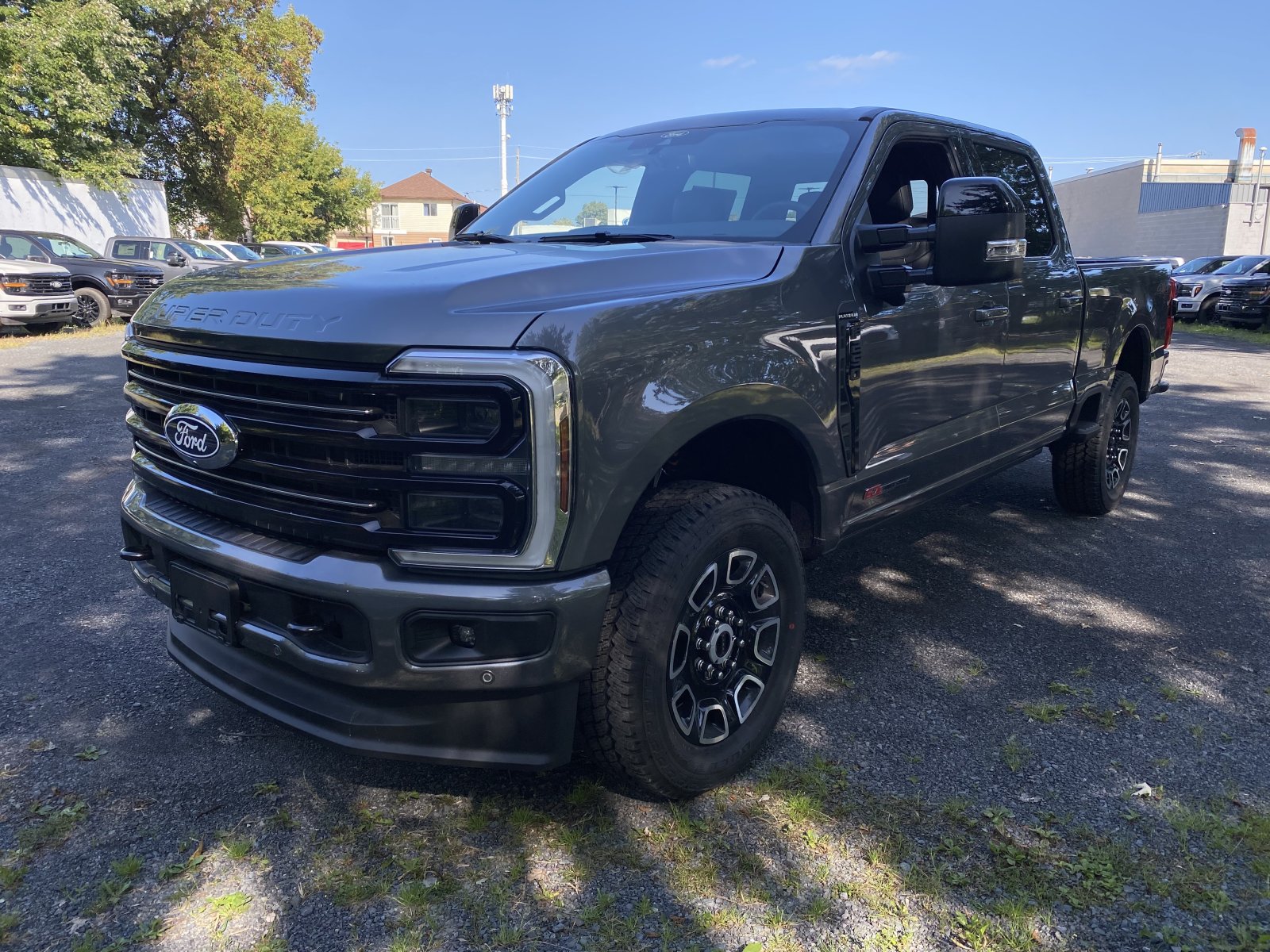 Gray (Carbonized Grey Metallic) 2027 Ford F-250 Super Duty Pickup Truck Four-Wheel Drive
