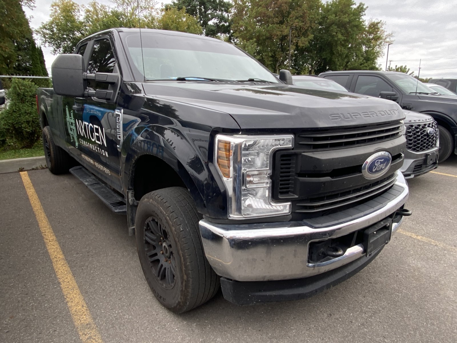 Black Metallic 2019 Ford F-250 Super Duty Pickup Truck Four-Wheel Drive Automatic