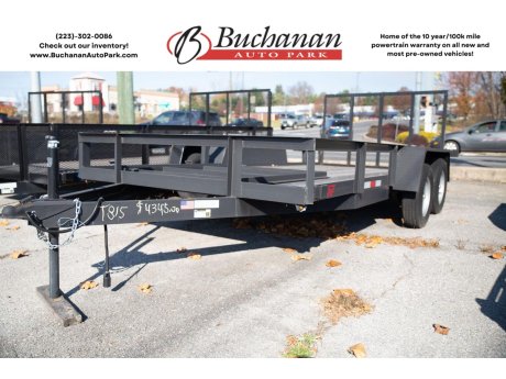 2023 Mentzer Wood Floor 102x16' Deck-Over Trailer" 