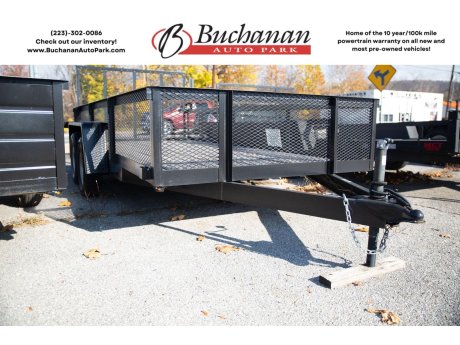 2023 Mentzer Mesh-Side 6'x4x14'" LST Trailer 