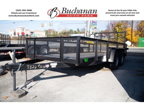 2023 Mentzer Mesh-Side 6'4x16'" LST Trailer 