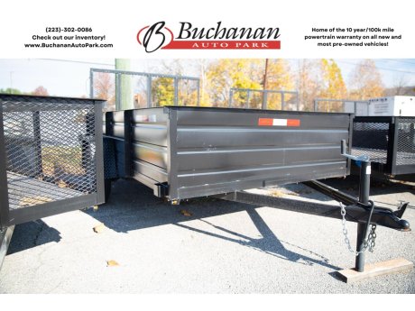 2023 Mentzer Steel-Side 6'x10' Utility Trailer 