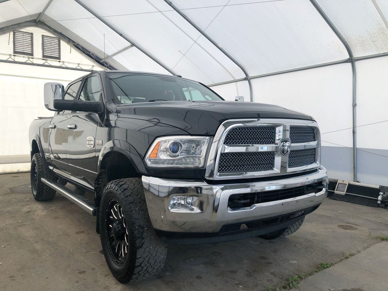 Black 2015 RAM 2500 Pickup Truck Four-Wheel Drive Automatic