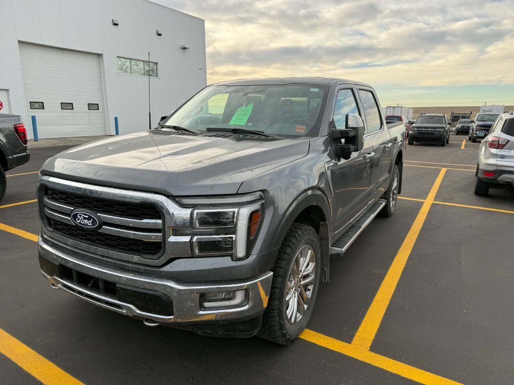 Gray (Carbonized Grey Metallic) 2024 Ford F-150 Pickup Truck Four-Wheel Drive Automatic
