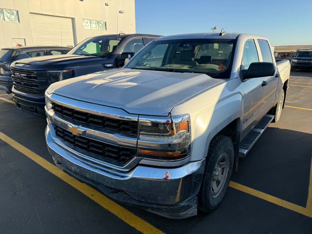 Silver 2017 Chevrolet Silverado 1500 Pickup Truck Four-Wheel Drive Automatic