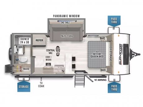 2023 SURVEYOR 19SSLE   Travel Trailer