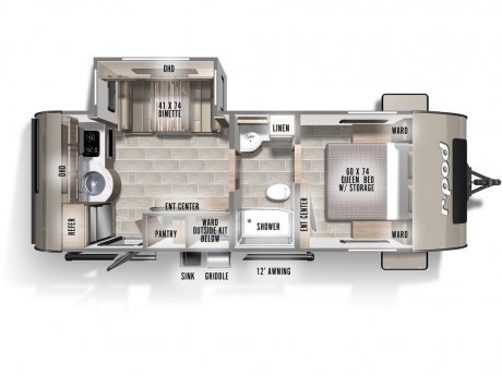 2023 RPOD RPT202   Travel Trailer