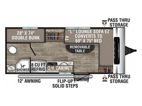 2021 KZ SONIC SONIC 160VBH  Travel Trailer