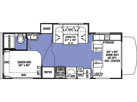 2016 Sunseeker 2290CD 2290CD  Class C Motorhome