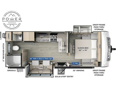 2025 Forest River Rockwood Mini Lite 2518S  Travel Trailer