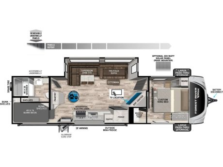 2025 Forest River Vibe 2600BH  Travel Trailer