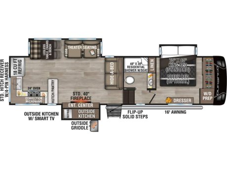 2025 KZ RV Durango 321RKT  Fifth Wheel