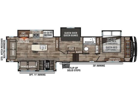 2021 KZ RV Durango 343MBQ  Fifth Wheel