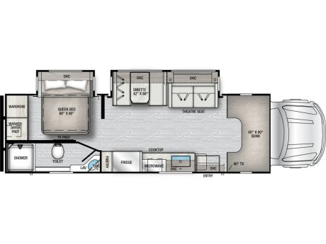 2025 Forest River BRAVADO 33DSF  Class C Diesel