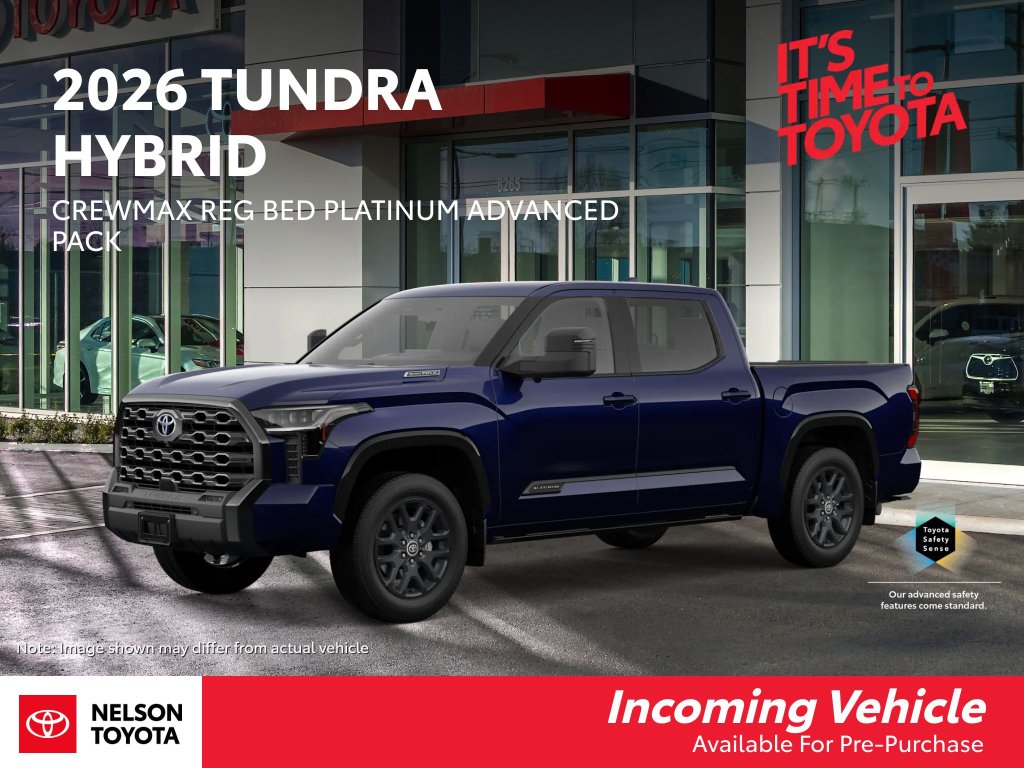 2026 Toyota Tundra Hybrid Platinum HV CrewMax Cab 4WD