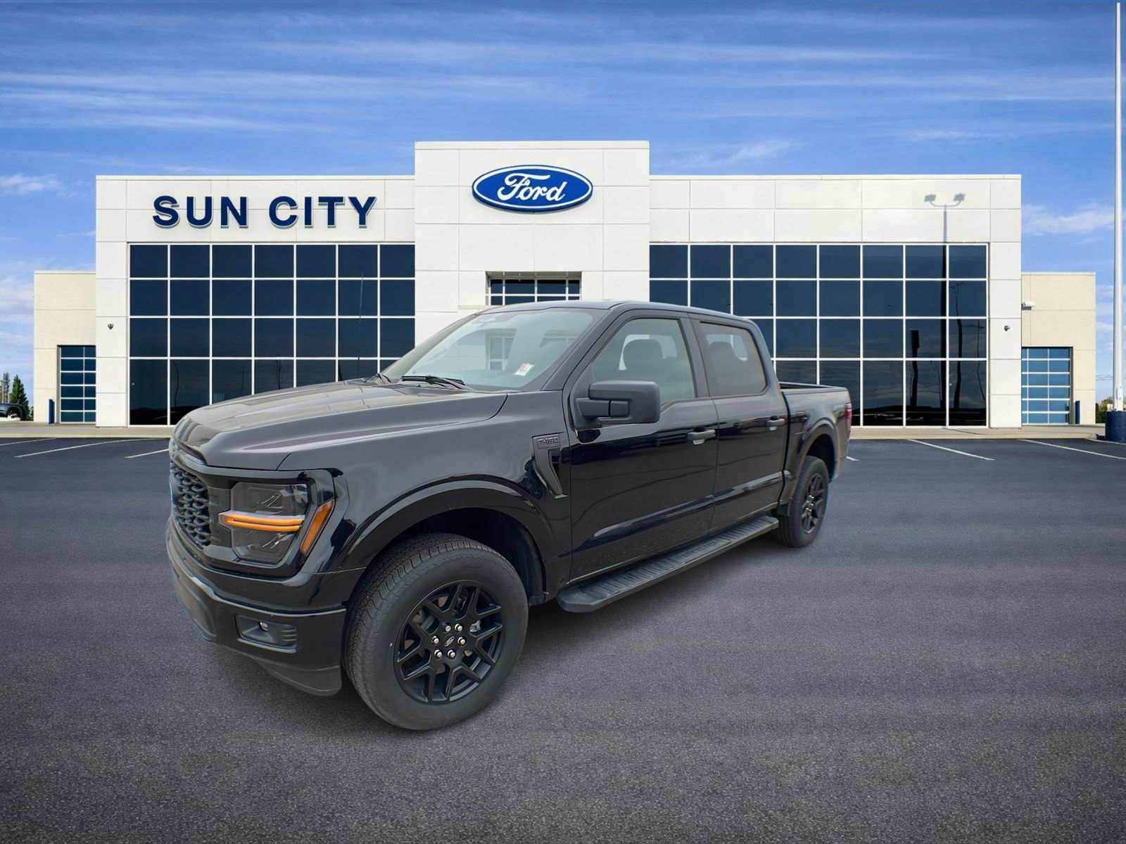 Agate Black Metallic 2024 Ford F-150 Pickup Truck Four-Wheel Drive Automatic