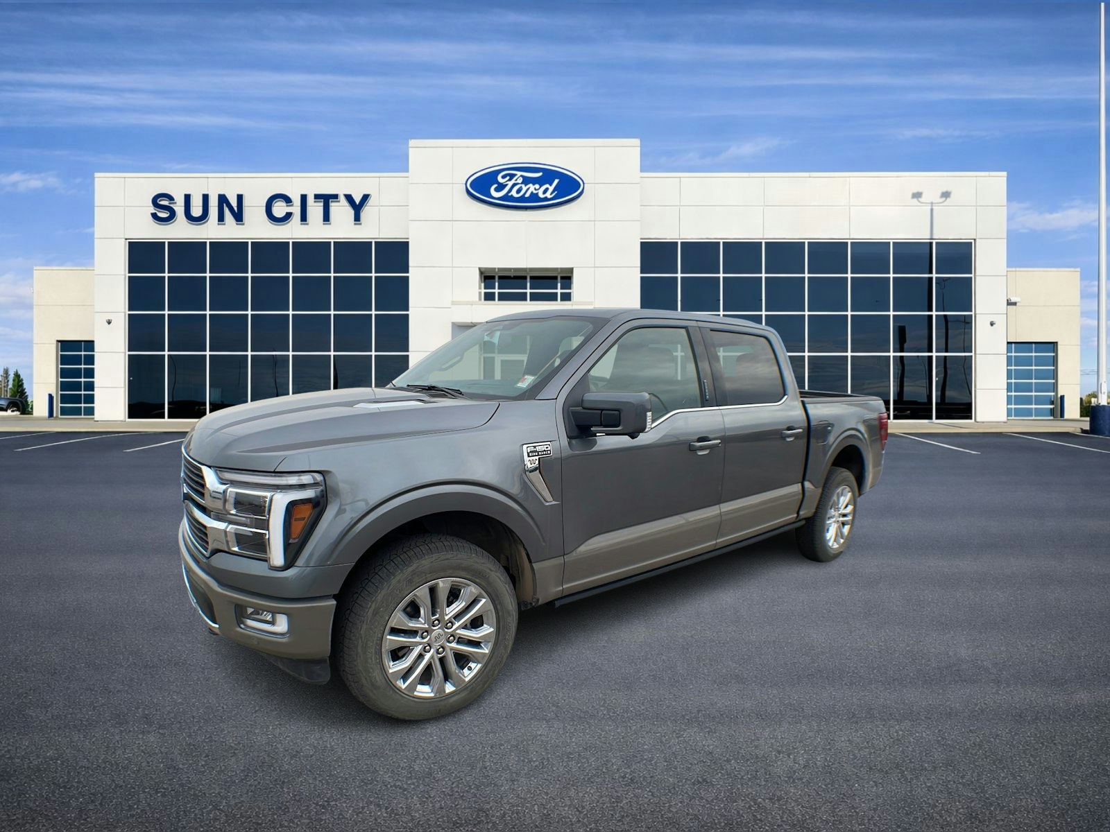 Gray (Carbonized Grey Metallic) 2026 Ford F-150 Pickup Truck Four-Wheel Drive Automatic