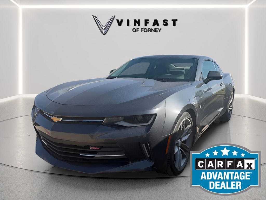 Gray Metallic 2018 Chevrolet Camaro Coupe Rear-Wheel Drive Automatic