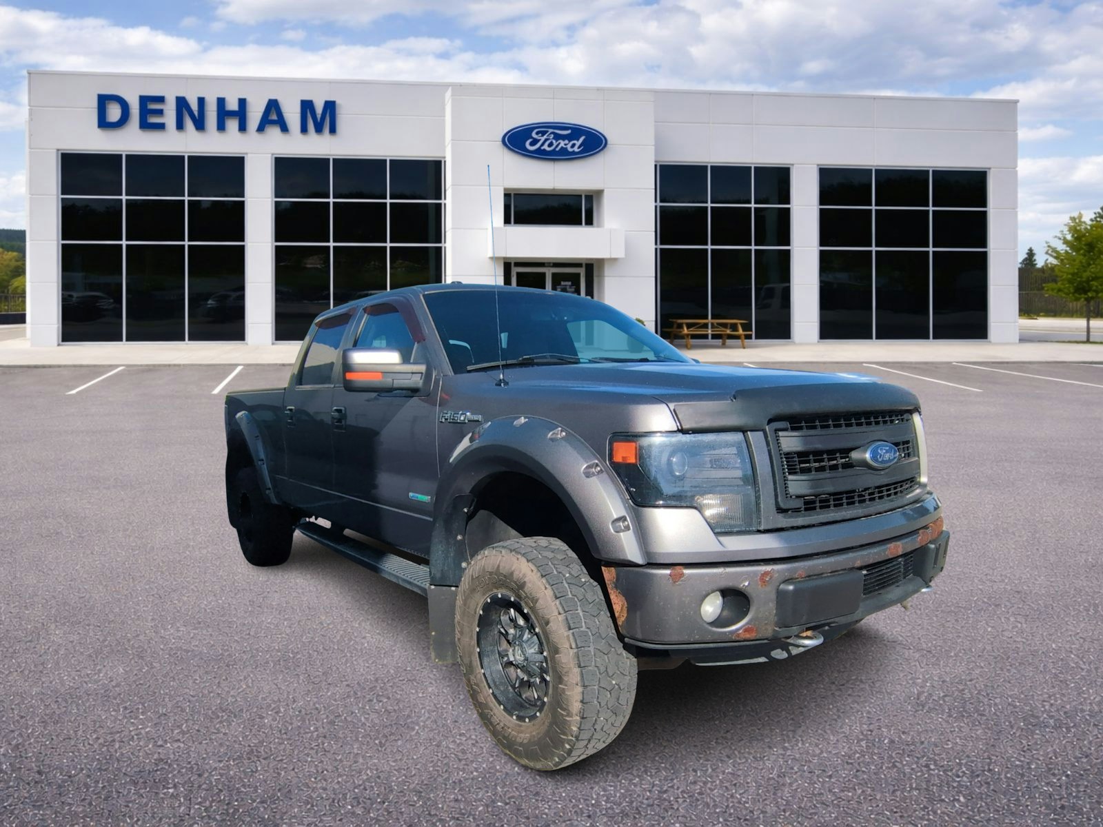 Gray (Magnetic) 2014 Ford F-150 Pickup Truck Four-Wheel Drive Automatic