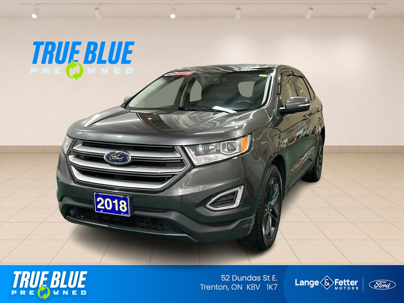 Gray 2018 Ford Edge SUV / Crossover All-Wheel Drive Automatic