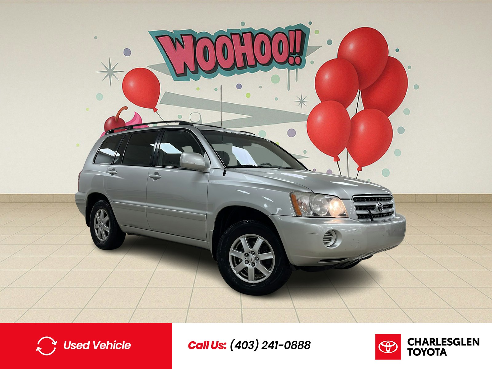 Silver 2003 Toyota Highlander SUV / Crossover  Automatic