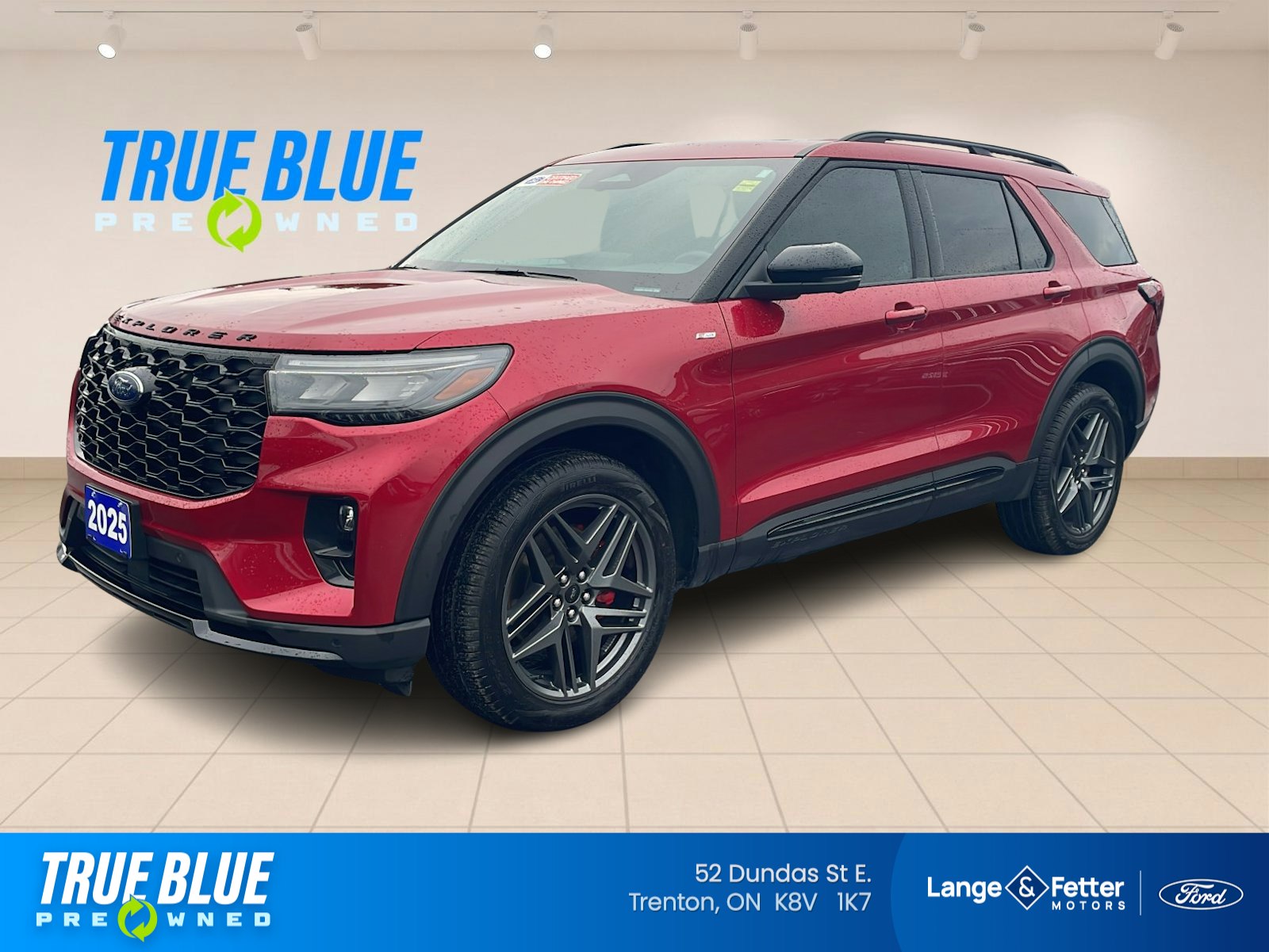 Red 2025 Ford Explorer SUV / Crossover All-Wheel Drive Automatic
