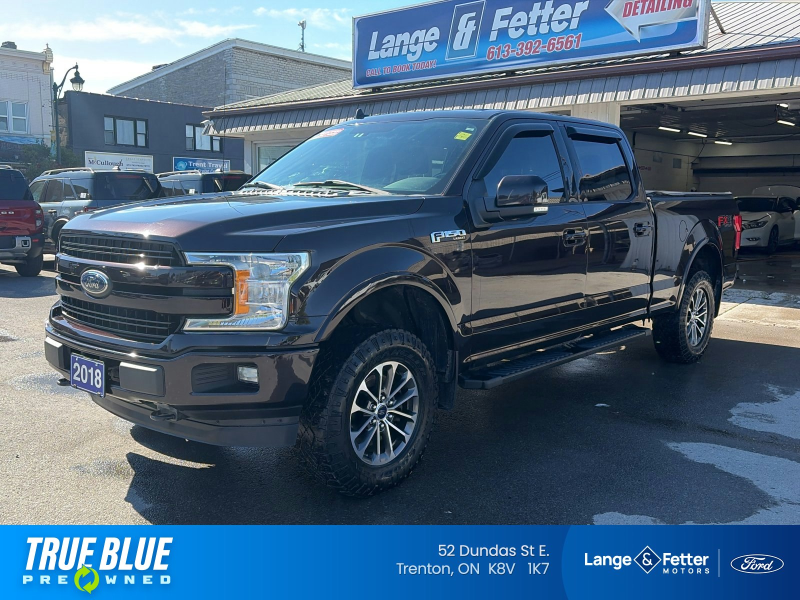 Red (Maroon) 2018 Ford F-150 Pickup Truck Four-Wheel Drive Automatic