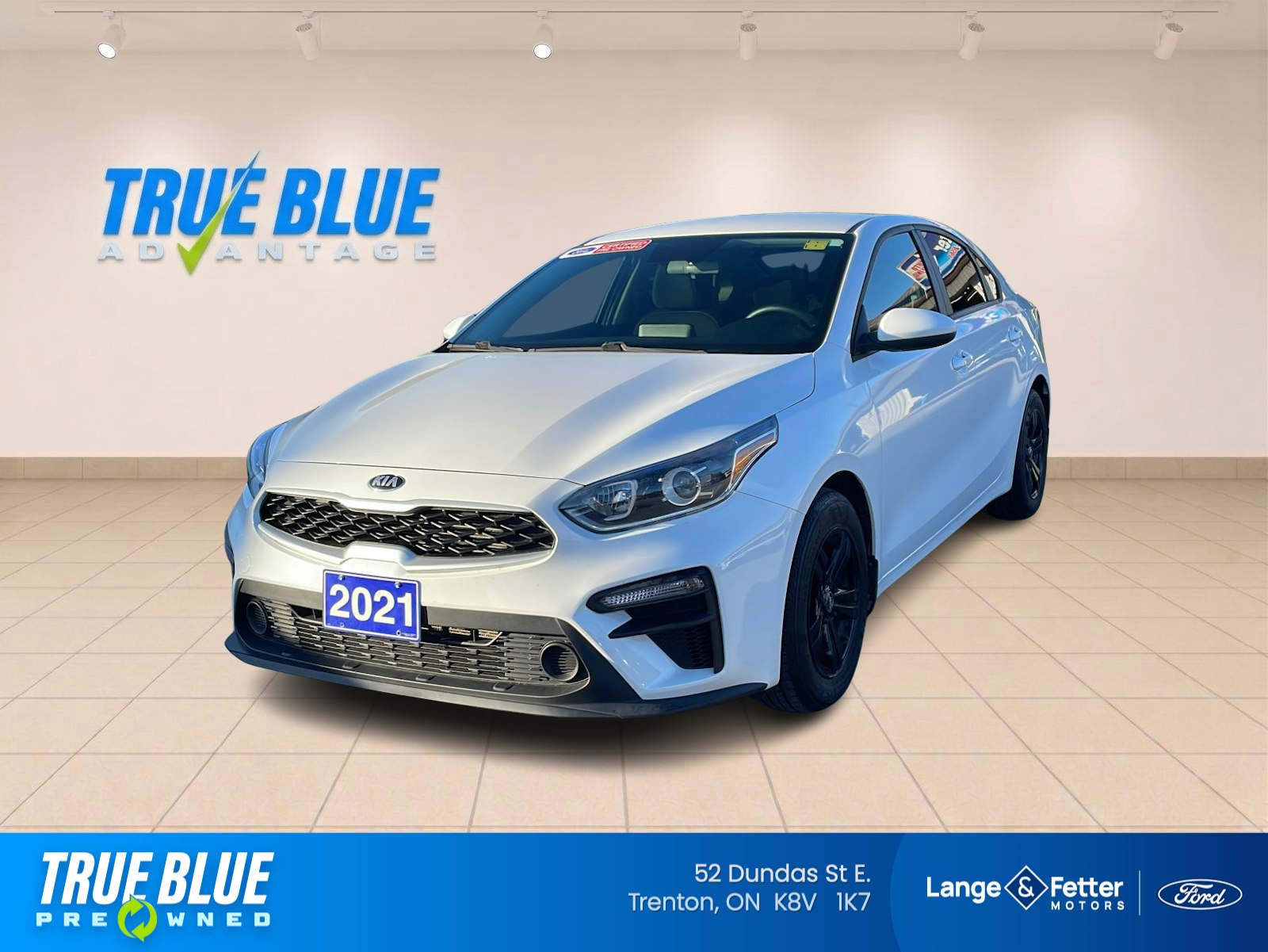 White 2021 Kia Forte Sedan  Automatic
