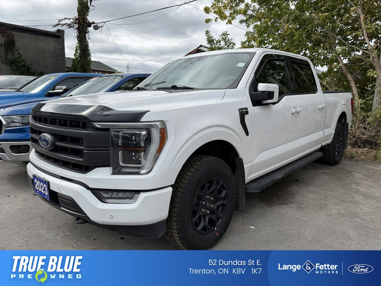 White 2023 Ford F-150 Pickup Truck Four-Wheel Drive Automatic