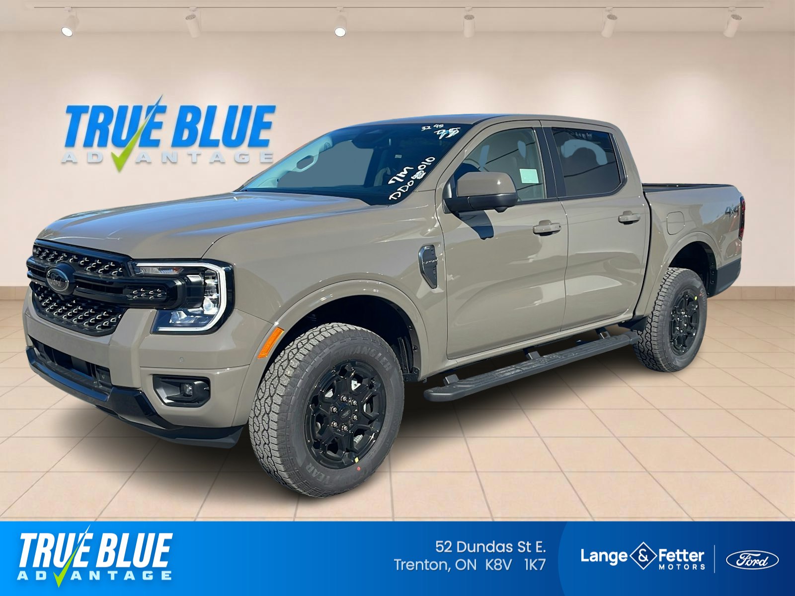 Gray (Marsh Grey) 2026 Ford Ranger Pickup Truck Four-Wheel Drive Automatic