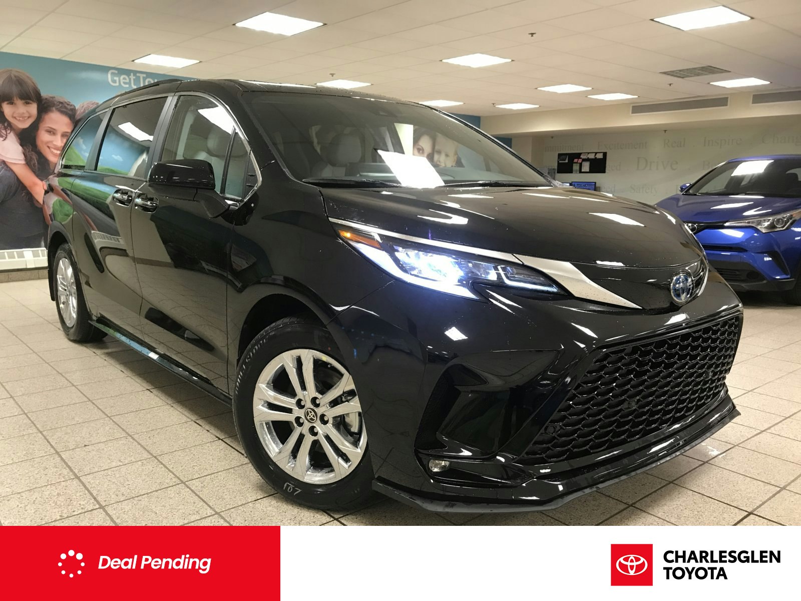 Midnight Black Metallic 2026 Toyota Sienna Minivan All-Wheel Drive Continuously Variable Transmission