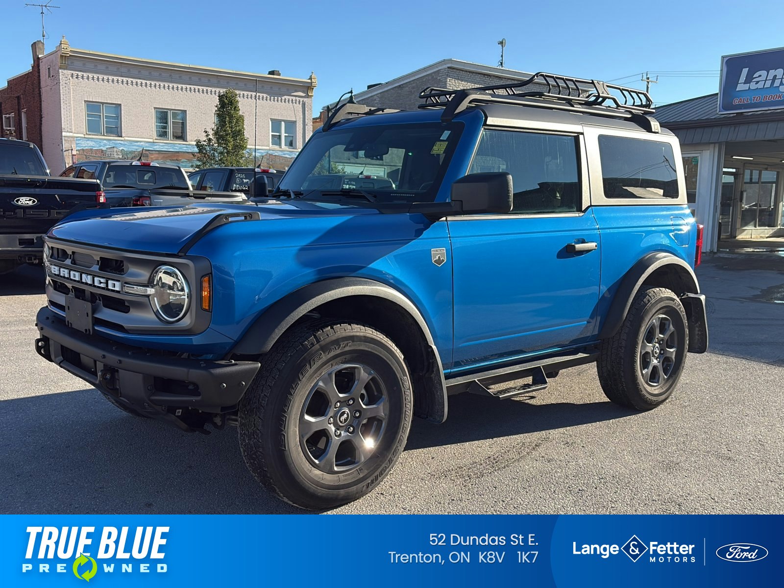 Blue 2022 Ford Bronco SUV / Crossover Four-Wheel Drive Manual