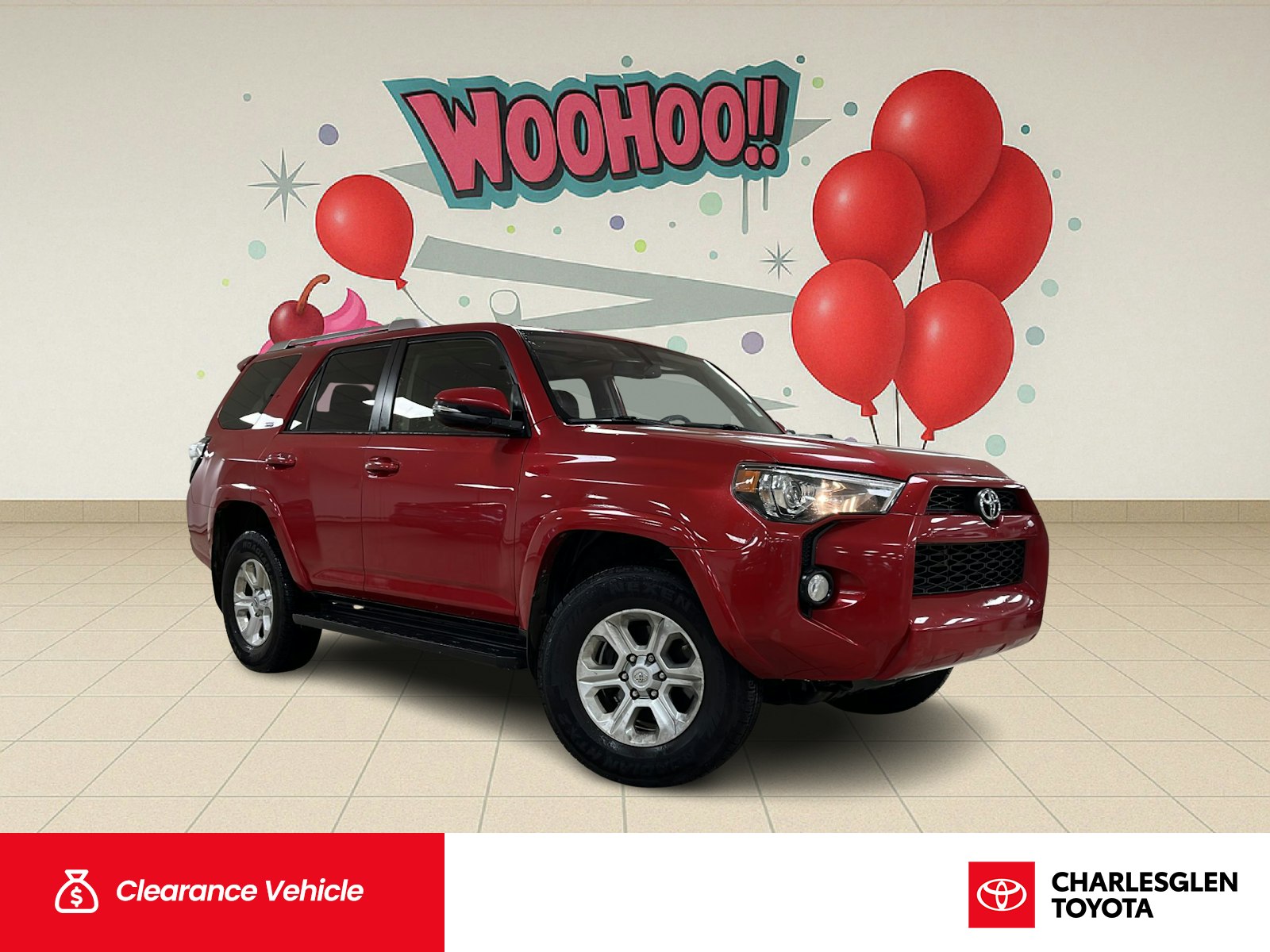03R3 Barcelona Red Metallic 2016 Toyota 4Runner SUV / Crossover Four-Wheel Drive Automatic