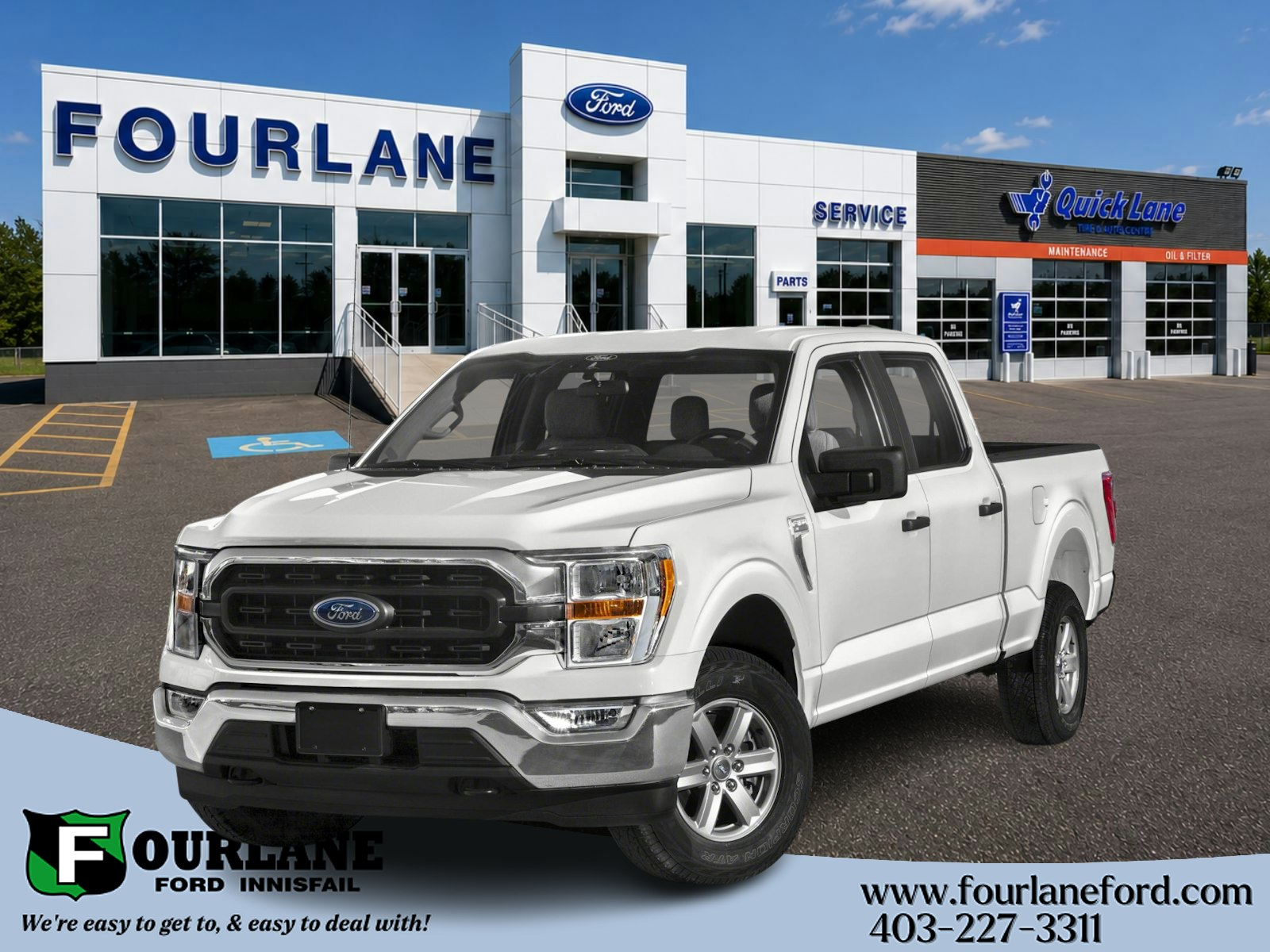 Iconic Silver 2022 Ford F-150 Pickup Truck Four-Wheel Drive Automatic